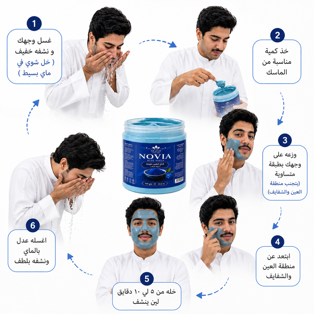 ماسك - زرقاء