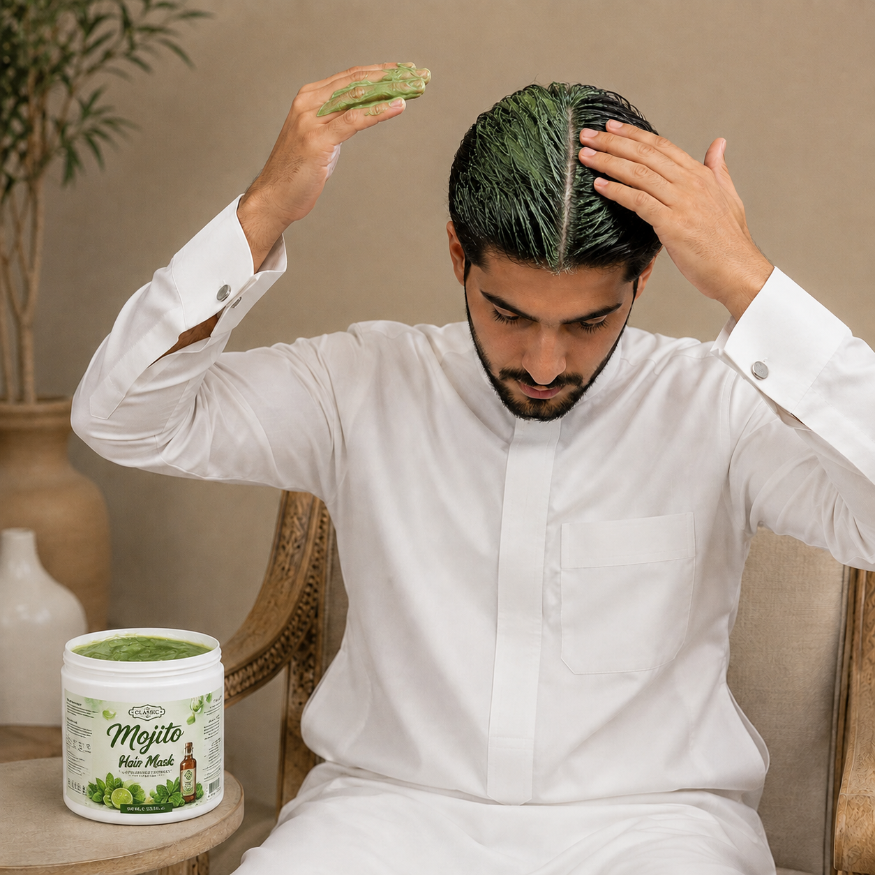ماسك الشعر - الموهيتو ( اوووله )