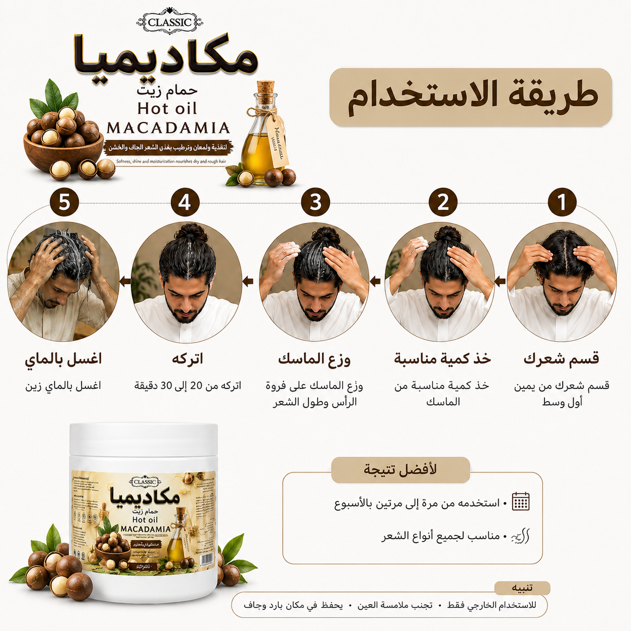 ماسك الشعر - مكاديميا