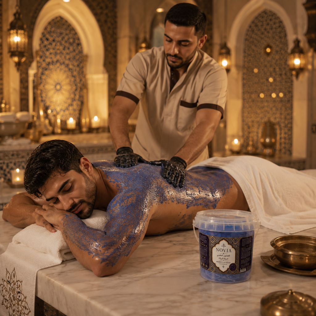 صابون مغربي - نيله زرقاء